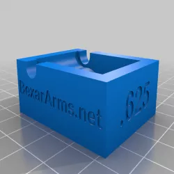 Bexar Arms .625" Lightweight Gas Block Bench Block