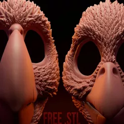  Birds Masks - Moving Jaw