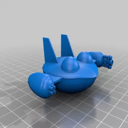 Bucky O'Hare -Toad "Double Bubble" Fighter