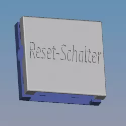 C64 classic reset button case