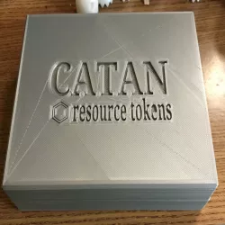 Catan Hex Resource Token Holder v2 with lid