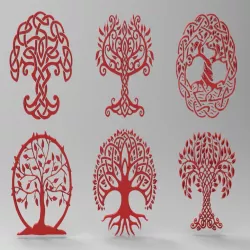 Celtic art  Tree  for CNC and remixes