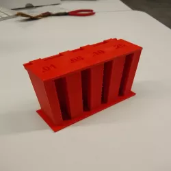 Coin Holder with Flip Top