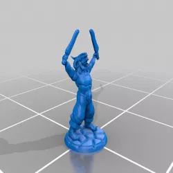 Damien - Dragonborn Rogue - DnD Mini