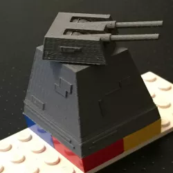 Death Star Laser Turret - Halo Mega Blok Adaption