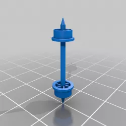 Dinorwig Quarry Wagon single flanged wheelset (5.5mm.ft scale)