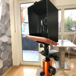 DJI Osmo Action Teleprompter and Sun Shield