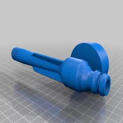 Eductor with added gardena connector and standard threads for soda bottle