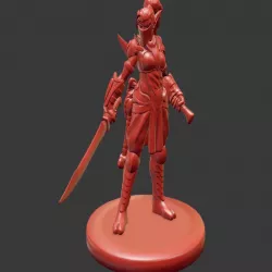 Elf Ninja Miniature