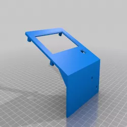 Ender 3 - LHS - display mount w. bracing