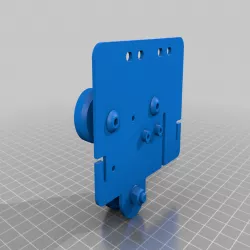 Ender 5 (+) Direct Drive carriage  back plate