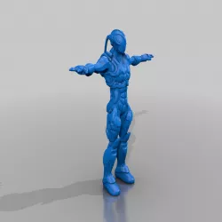 exo suit - carapace armour - t-model