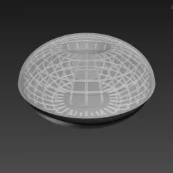 Faraday caged Protective Drone Hood Concept.