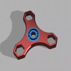 Fidget Spinner With 3D Printed Bearing