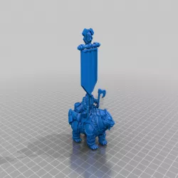 Flag Bearer Bear Rider
