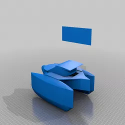 futuristic catamaran