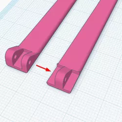 glasses legs with inverted hinge 