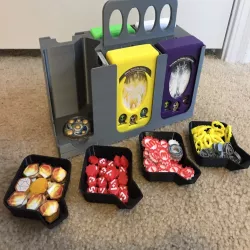 Keyforge Decks and Tokens Holder/Caddy
