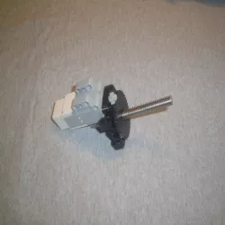 Lead screw driver with bearing and technic gear