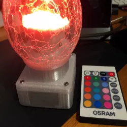 LED glas ball lamp with remote