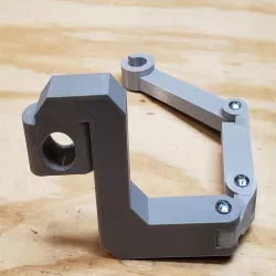 Lowrance Ice Machine Transducer Arm - Rear Mount