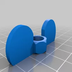 M3 Wing Nut (tall)