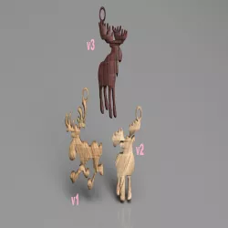 Moose earring (set)