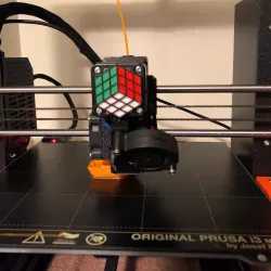 Multi-color Puzzle Cube Extruder Rotation Indicator