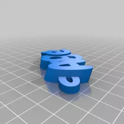 My Customized iamburny's v2  Text - Name Keyring / Keyfob