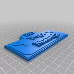 name plate template