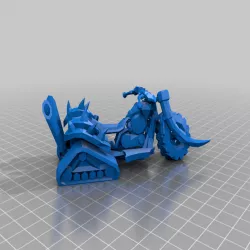 ork snow choppa bikes - ork bits