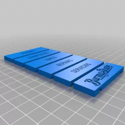 PC TECH - Miniature Burma-Shave Road Sign