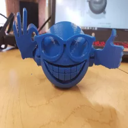 Picardia Smiley Face With Sunglasses Ball Joint Figure