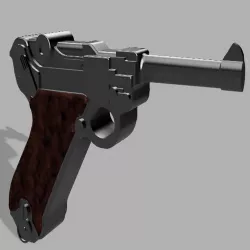 Playmobil Compatible Luger P08 Pistol V2