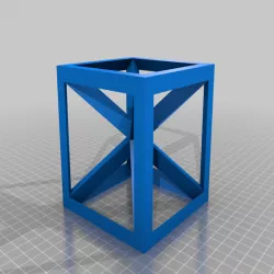 Printer test cube