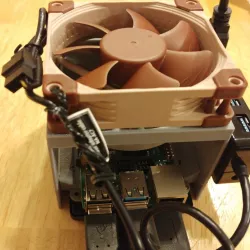 Raspberry Pi 4 Case with 80mm Fan and 2.5 inch HDD Bay NAS/Game server