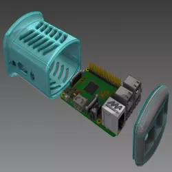Raspberry Pi Standup Case 