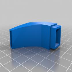 Simple 3d printer fan duct 