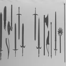 Swords and weapon collection for remixes