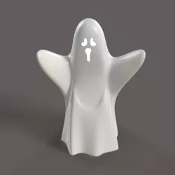 Tealight Ghost Decoration