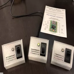 Teensy Case w/multi-color LED and Switch