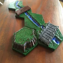 Terrain Tiles for Board Games