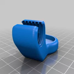 Tevo Tornado bed cable strain relief (no zip ties needed)