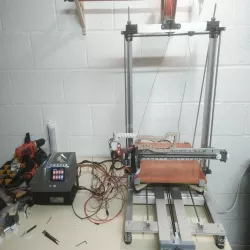 Thetis, DIY printer with recycled ATX PSU and scavenged aluminium profiles