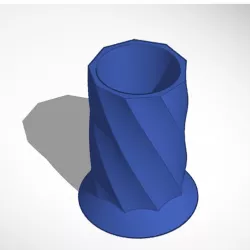 Vaso Porta Piaçaba - Toilet Brush
