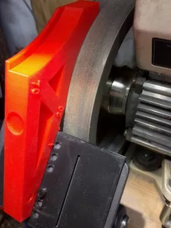 Woodturning : The angle templates for 200 mm/8 inch/150 mm CBN grinding wheel