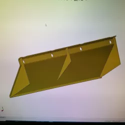 1/16th RC Tiger 1 side mudguards pdf plans