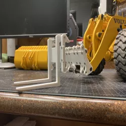 870k Wheel Loader Quick Coupler RC4WD JD Models Eagle Machinery 1/14 