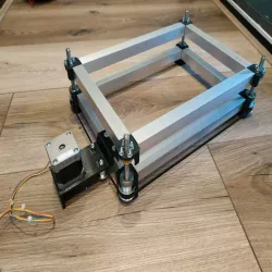 Adjustable bed for K40 on a budget