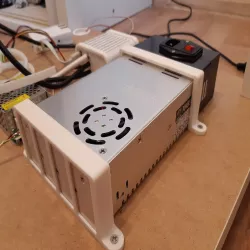 Anti-vibration power supply mount (Ender-3)
